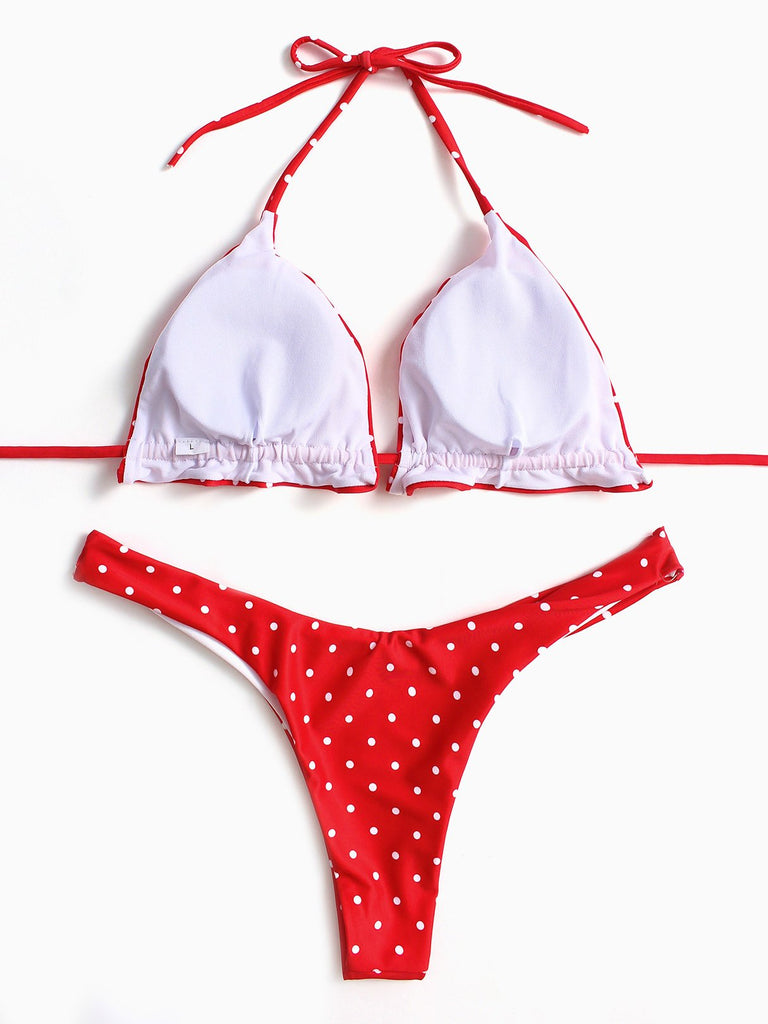 Womens Red Bikinis