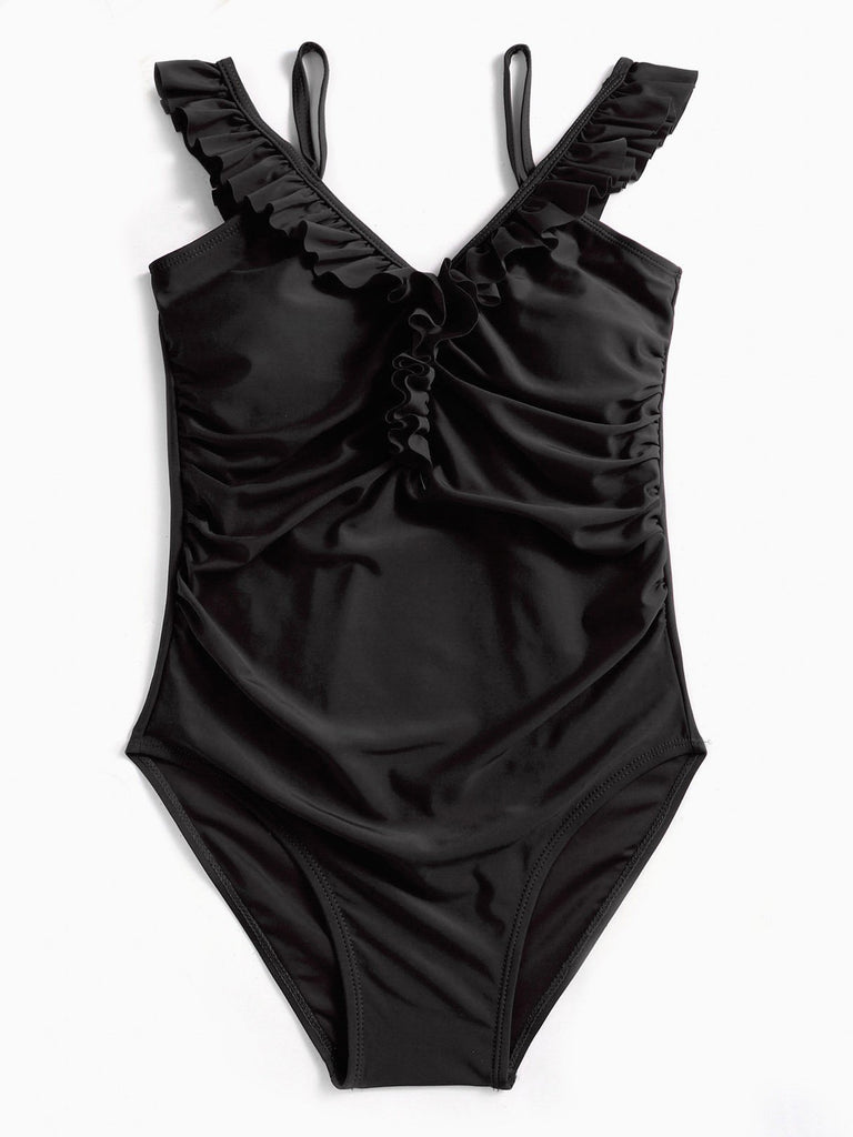 Ladies Black One-Pieces