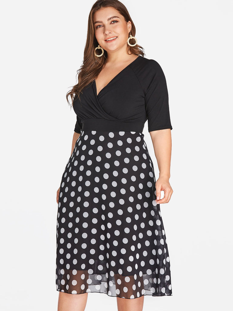 Ladies Black Plus Size Dresses