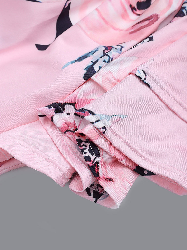 Womens Floral Print Maxi Dresses