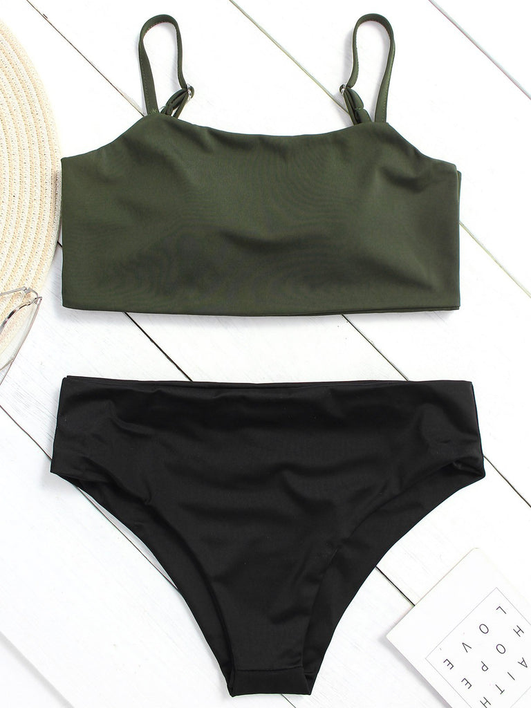 Womens Sleeveless 2 Piece Bikini