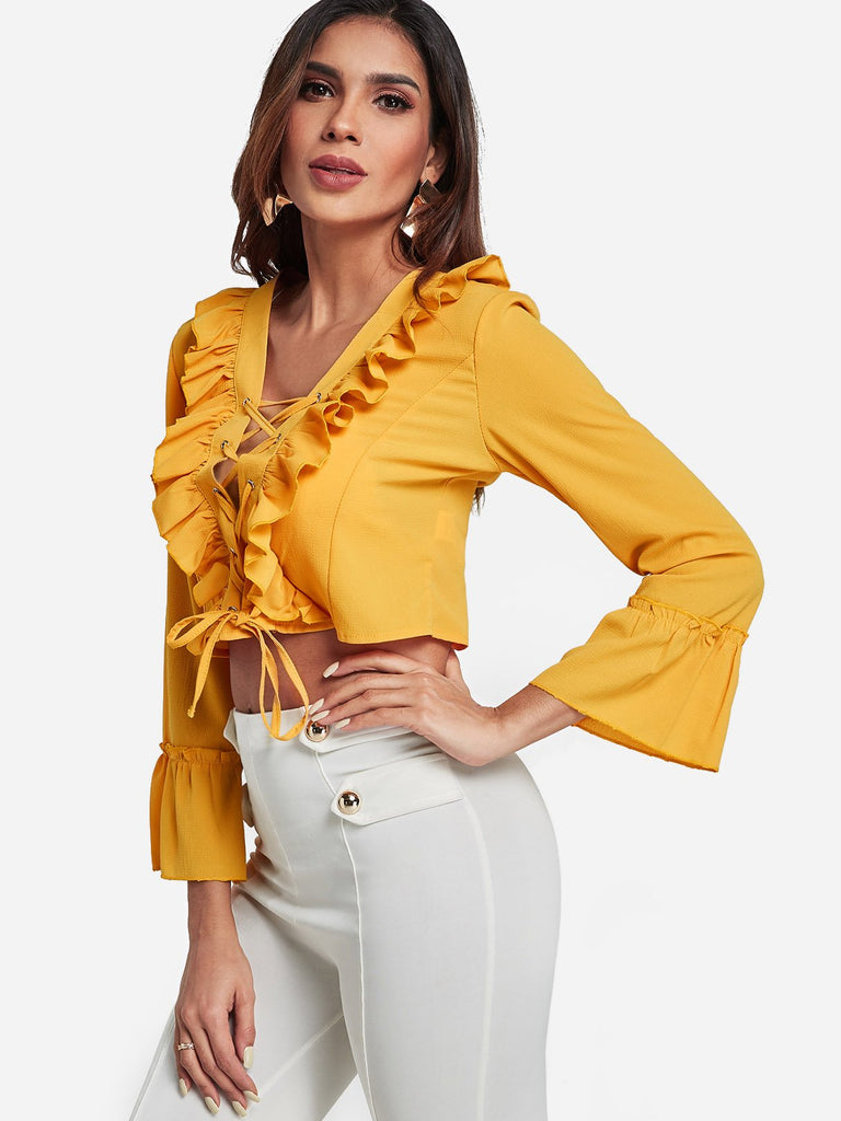 Ladies Yellow Blouses