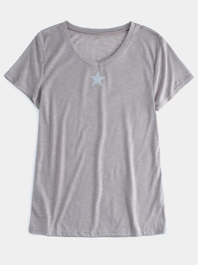 Womens Gray T-Shirts