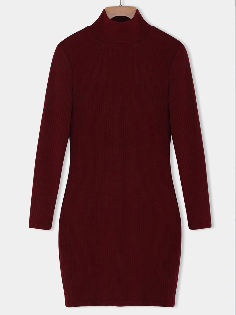 Ladies Burgundy Bodycon Dresses