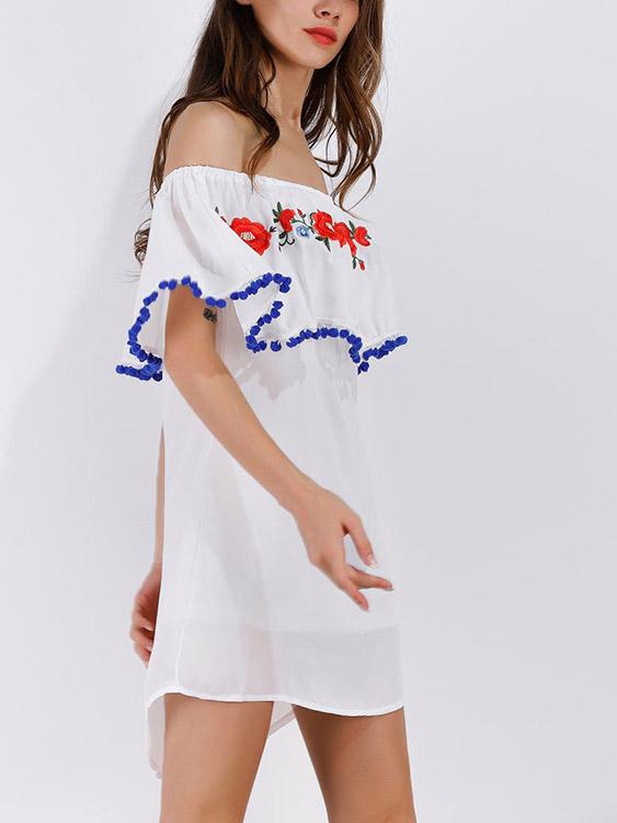 Ladies White Sexy Dresses