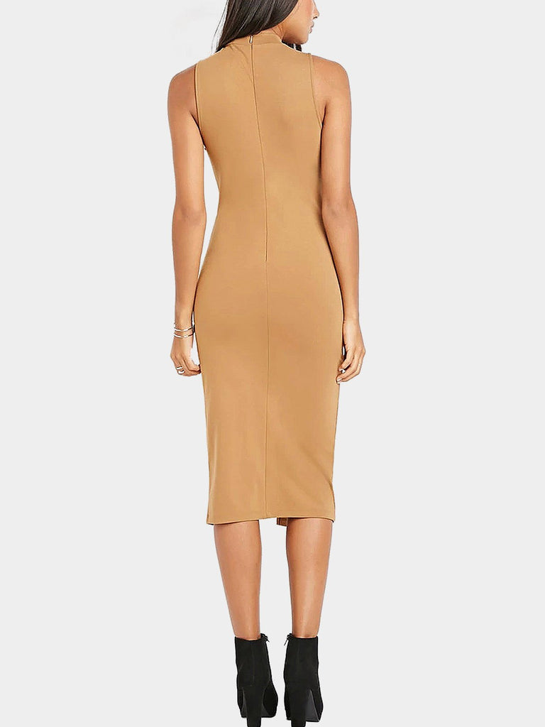 Womens Khaki Bodycon Dresses