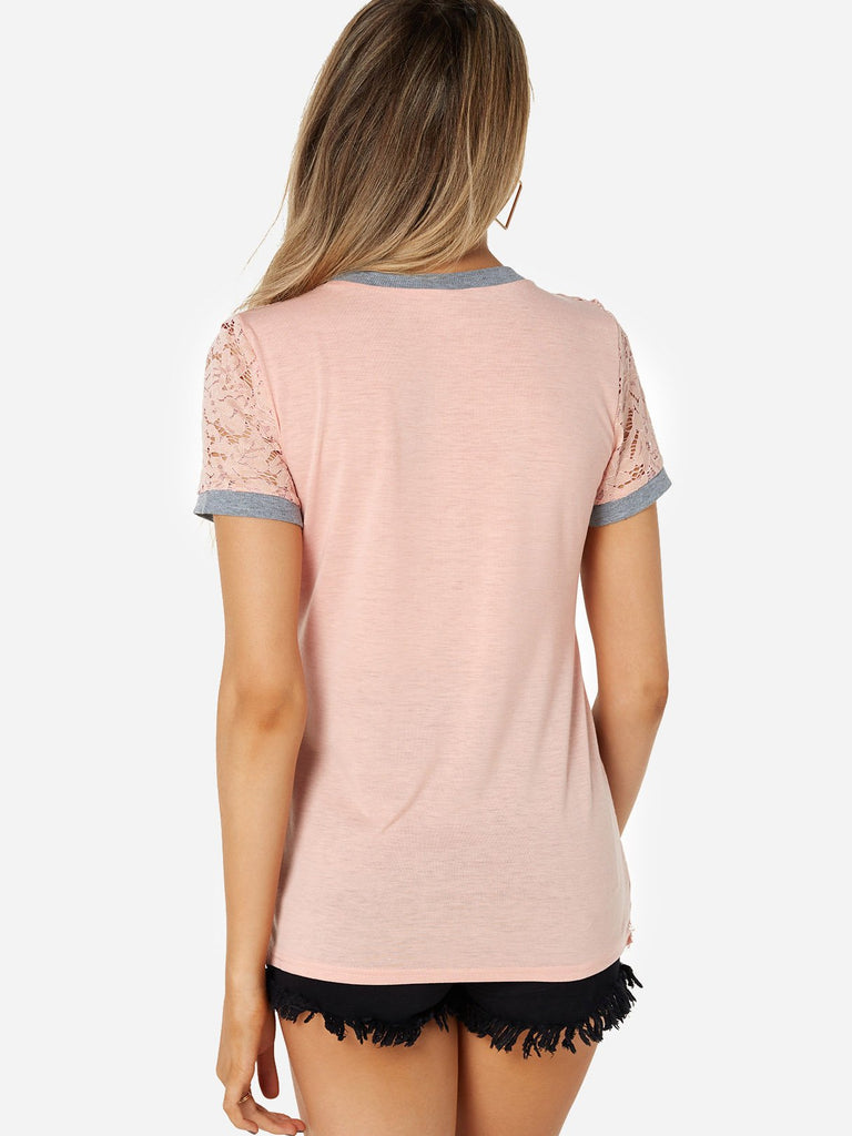 Womens Pink T-Shirts