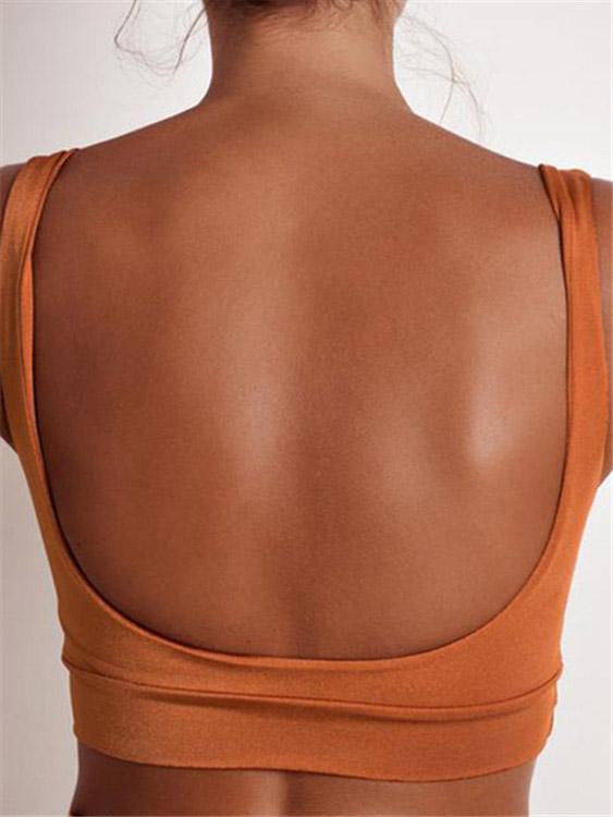Womens Orange Bikinis