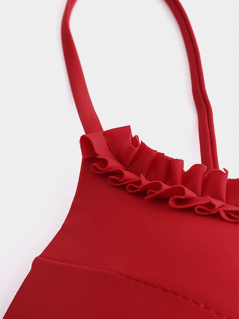 Womens Red Bikinis