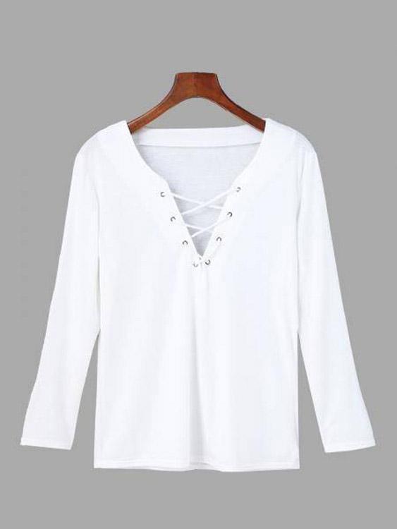 Womens White T-Shirts