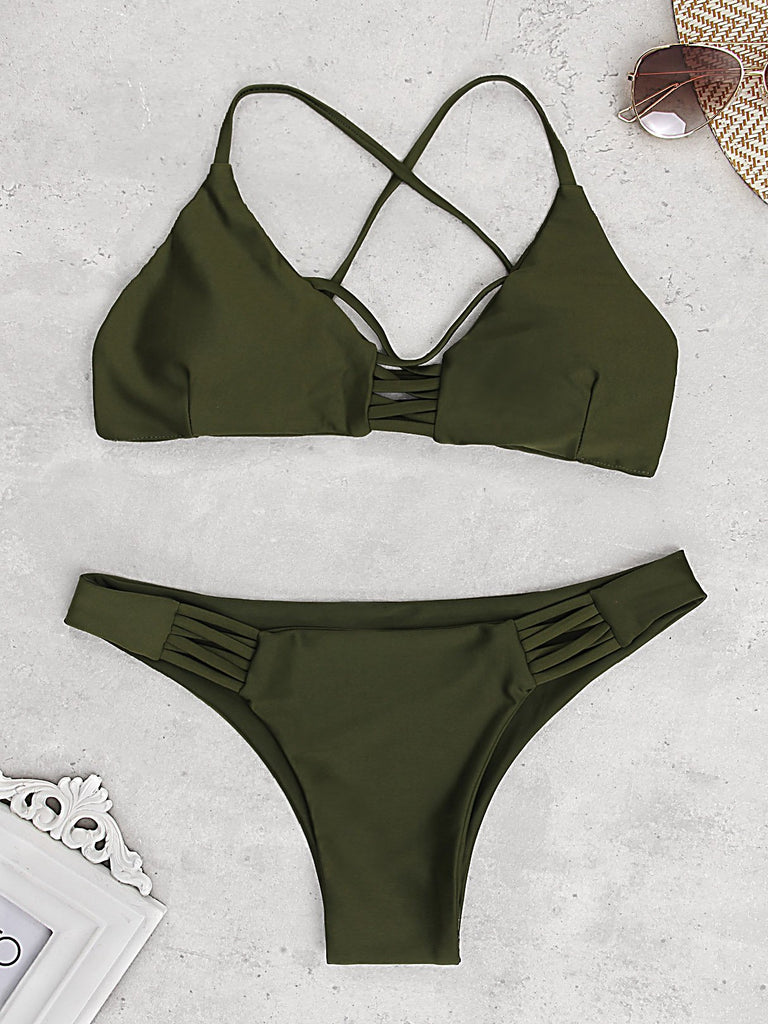 Ladies Green Bikinis
