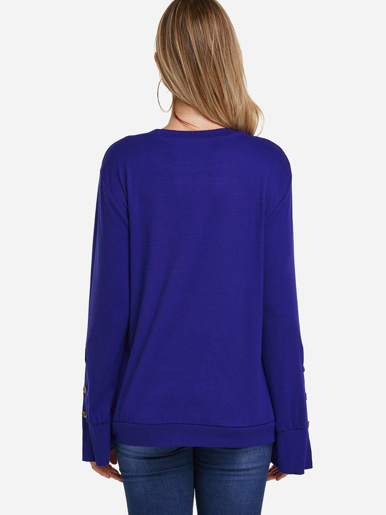 Womens Blue T-Shirts