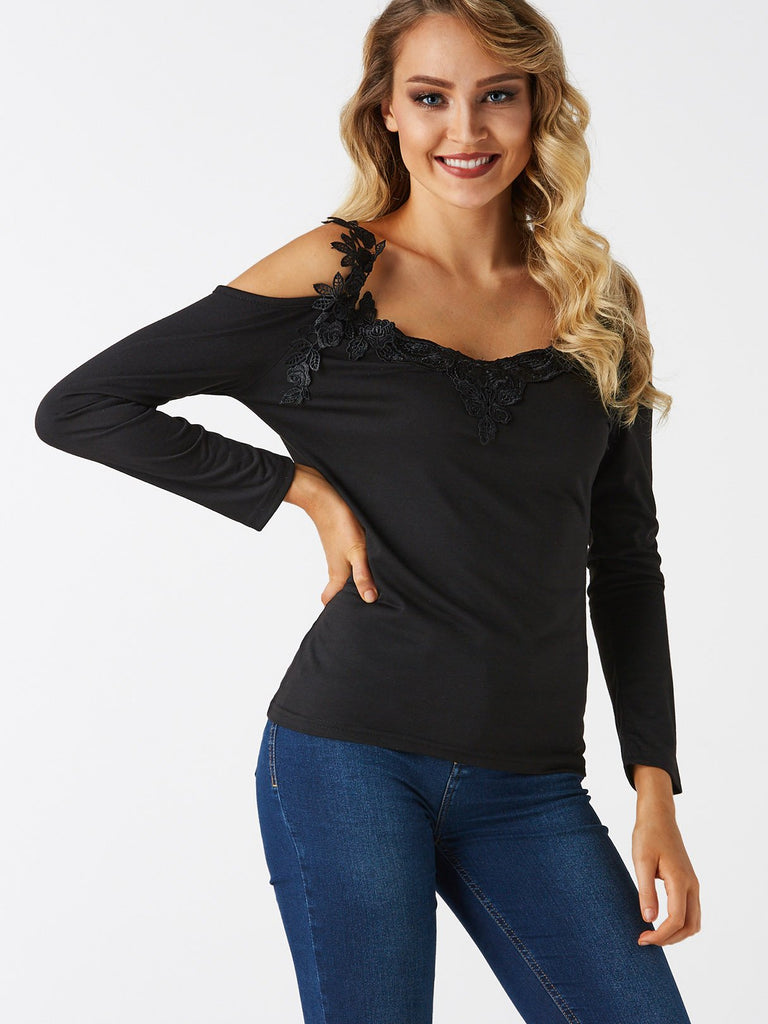 Ladies Black T-Shirts