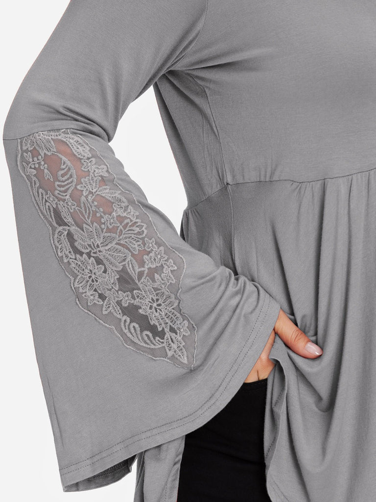 Womens Long Sleeve Plus Size Tops
