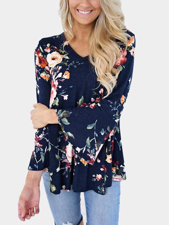 Ladies Navy Blouses