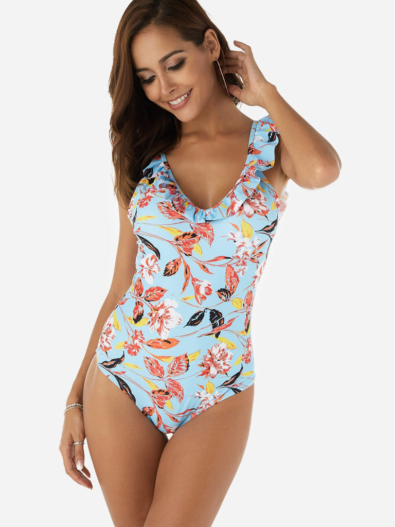 Ladies Sleeveless One-Pieces Swimwear