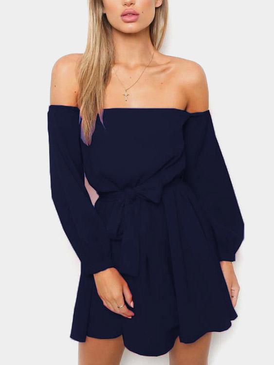 Ladies Navy Sexy Dresses