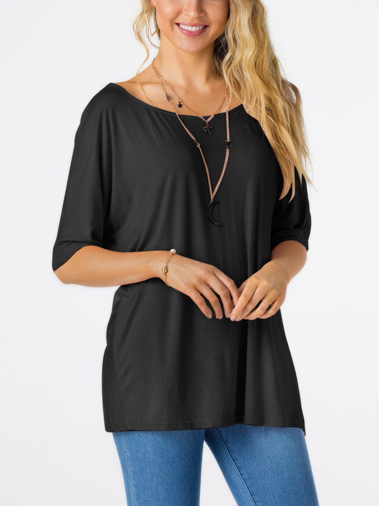 Womens Black T-Shirts