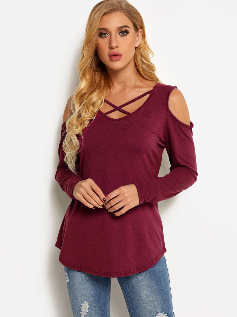Ladies Red Blouses