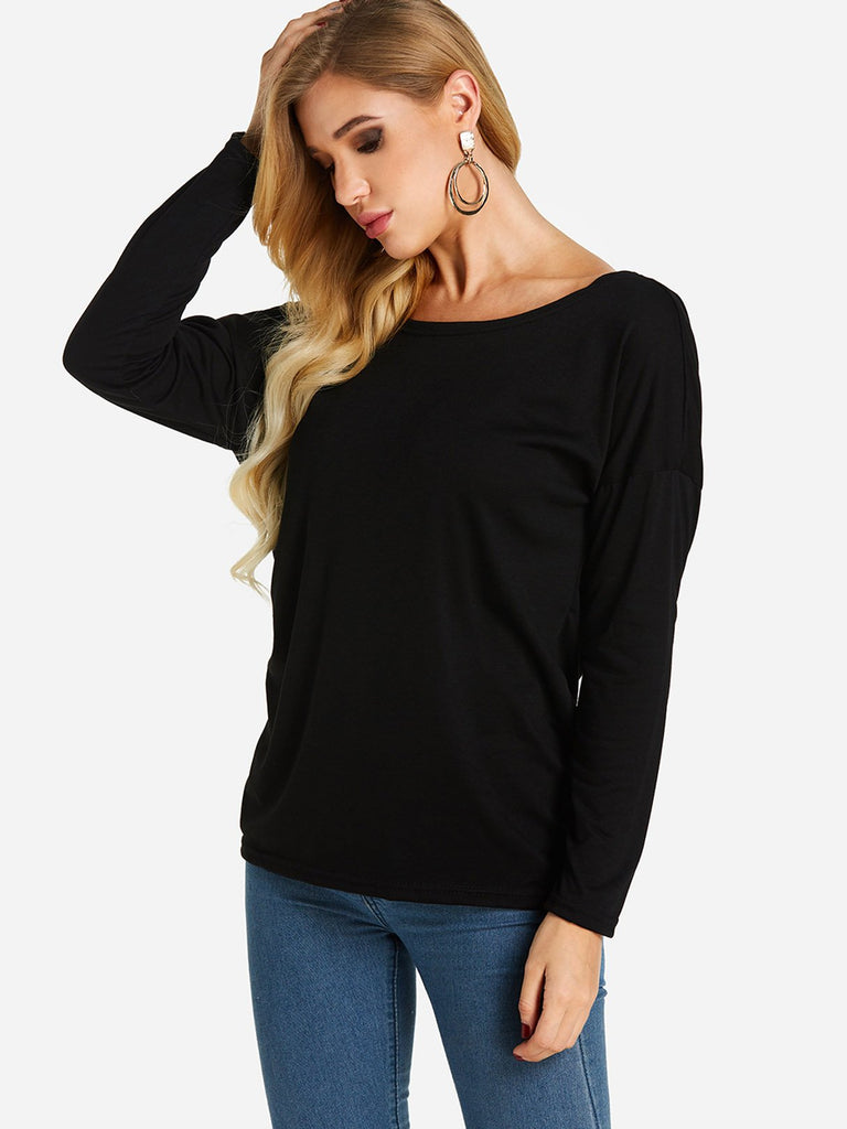 Ladies Black T-Shirts