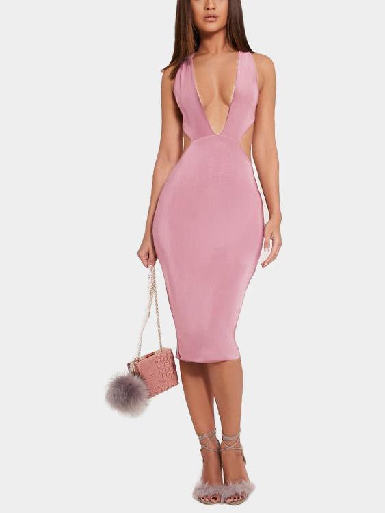 Long Wrap Over Dress
