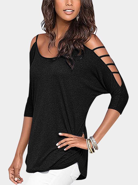 Womens Black T-Shirts