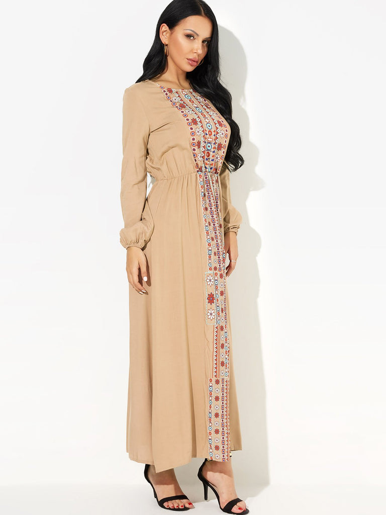 Ladies Long Sleeve Maxi Dress