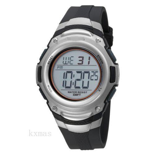 Unique Affordable Resin 24 mm Watch Strap 40-8108BLK_K0035690
