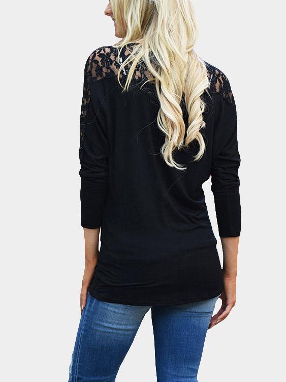 Womens Black T-Shirts