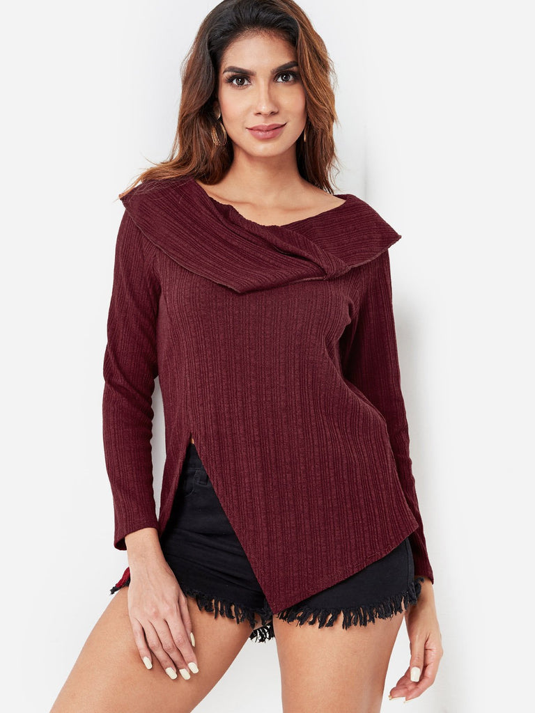 Ladies Burgundy T-Shirts