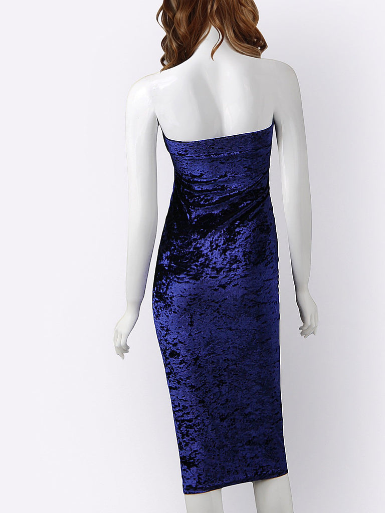 Ladies Navy Bodycon Dresses