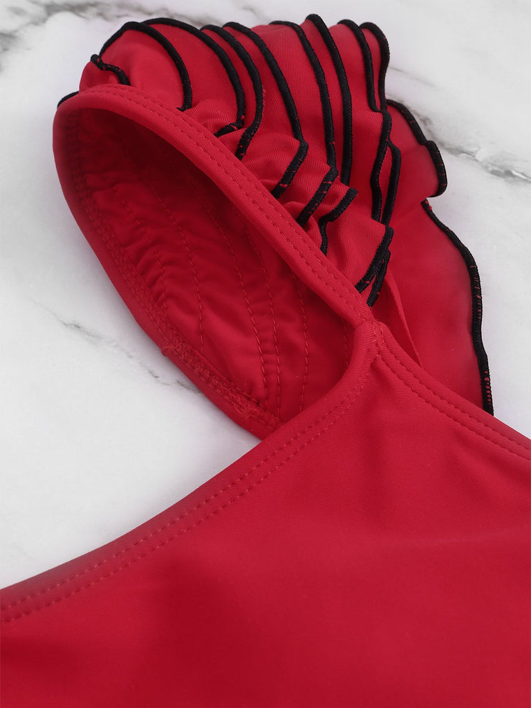 Ladies Red One-Pieces
