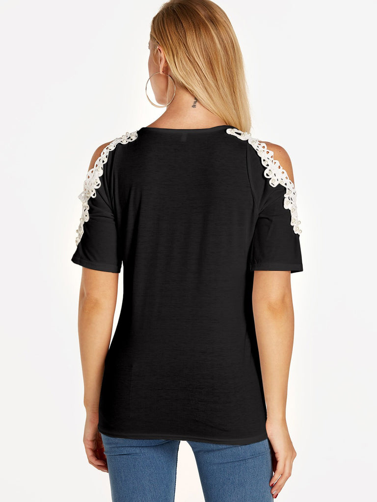 Womens Black T-Shirts