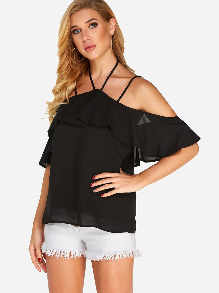 Ladies Black Blouses