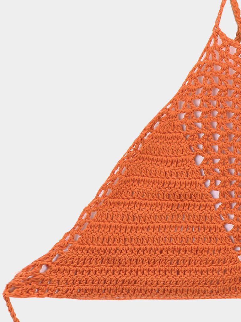 Womens Orange Bikinis