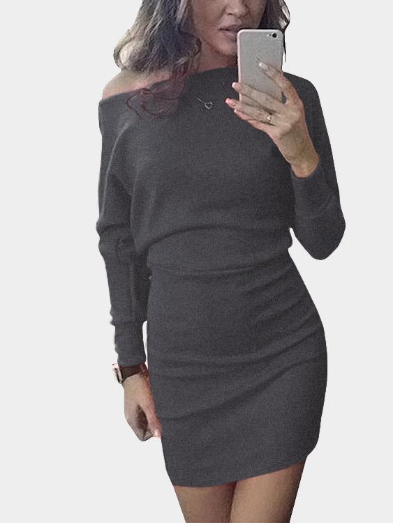 Womens Long Sleeve Mini Dresses