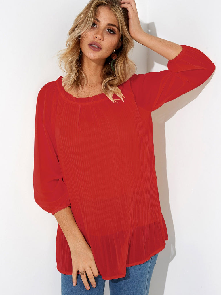 Ladies Long Sleeve Blouses