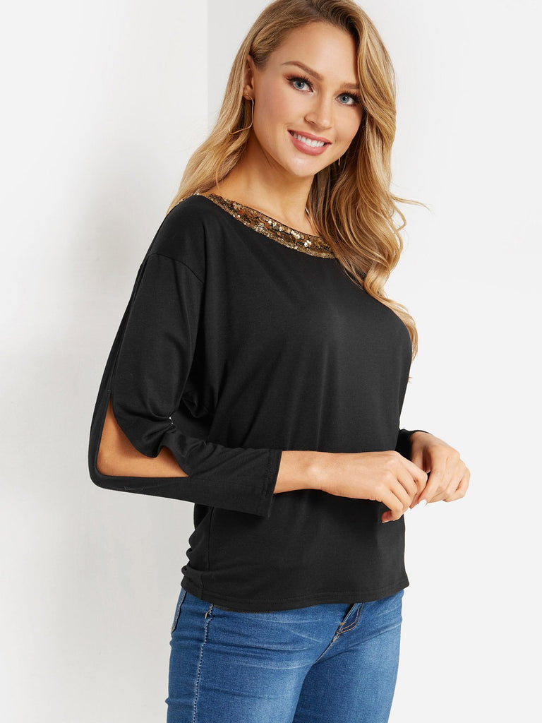 Ladies Black T-Shirts