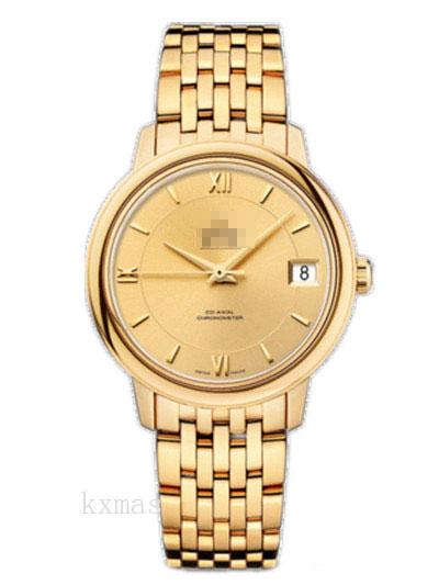 Wholesale Elegance Yellow Gold 20 mm Watch Band 424.50.33.20.08.001_K0017380