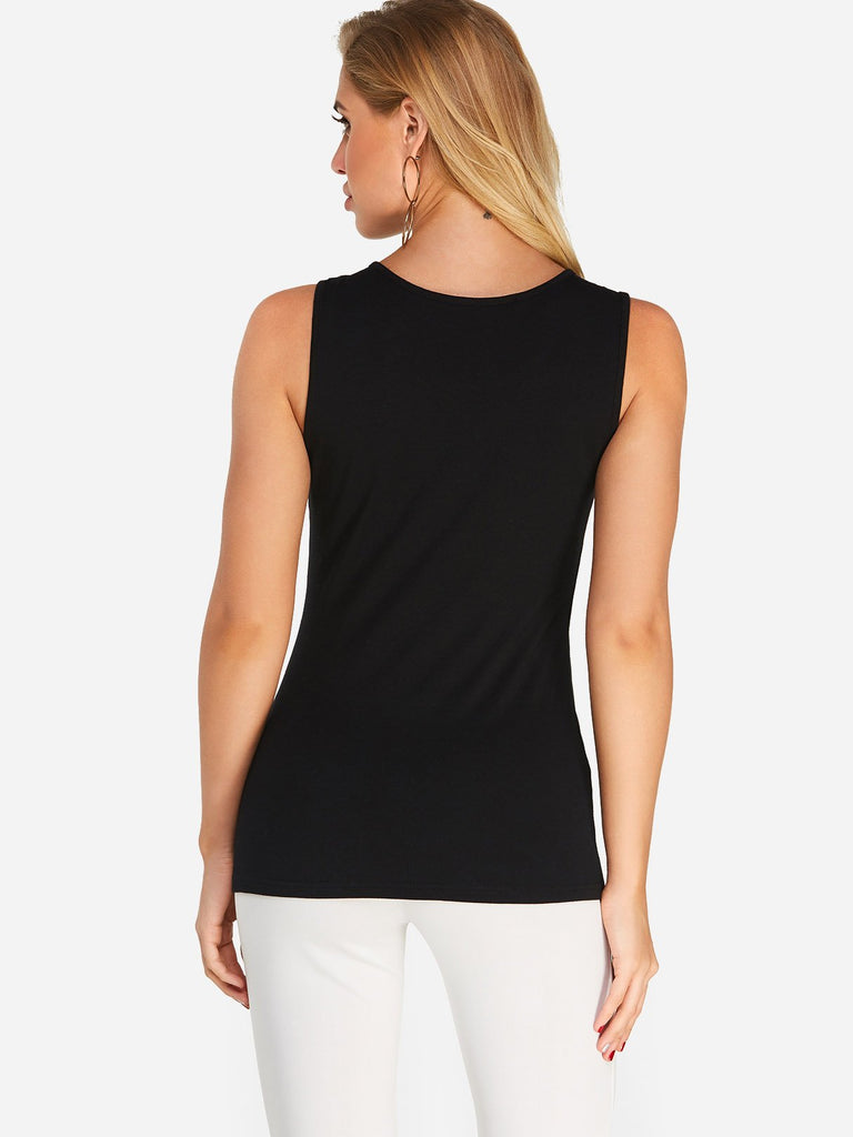 Womens Black Camis