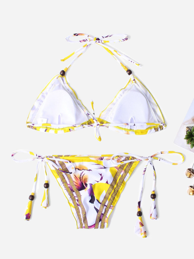 Womens Yellow Bikinis