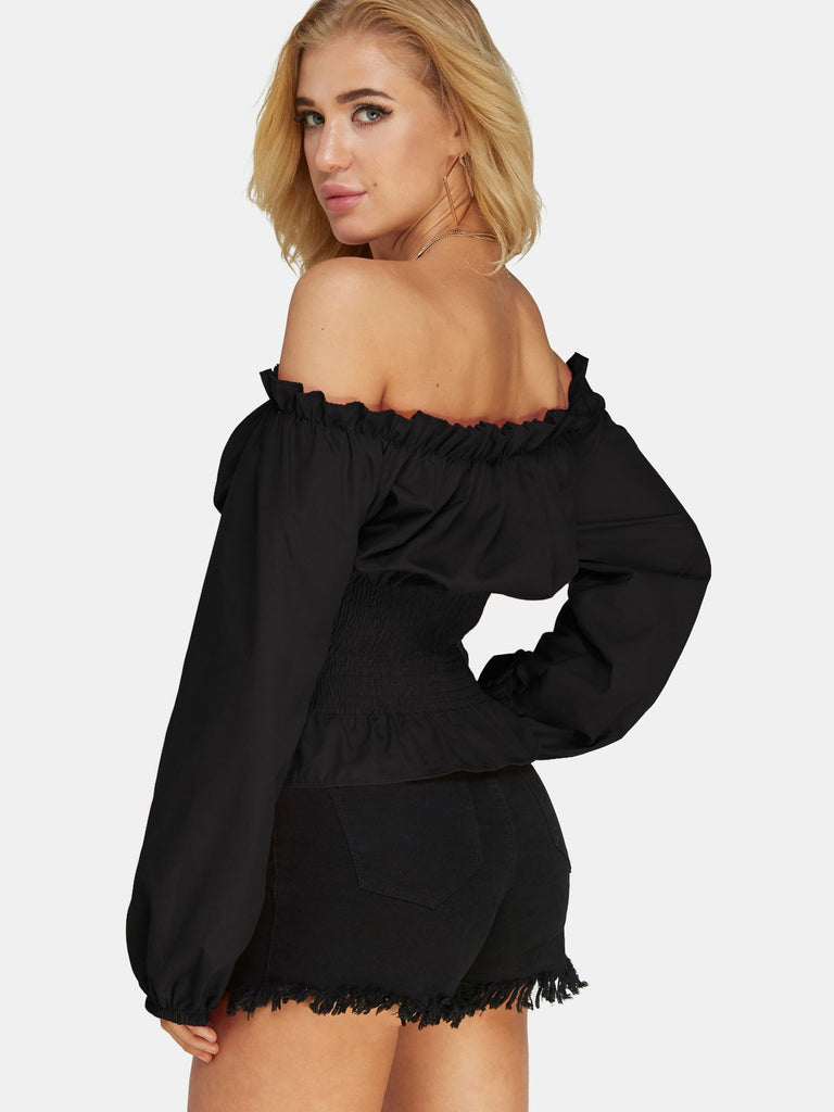 Womens Black Blouses