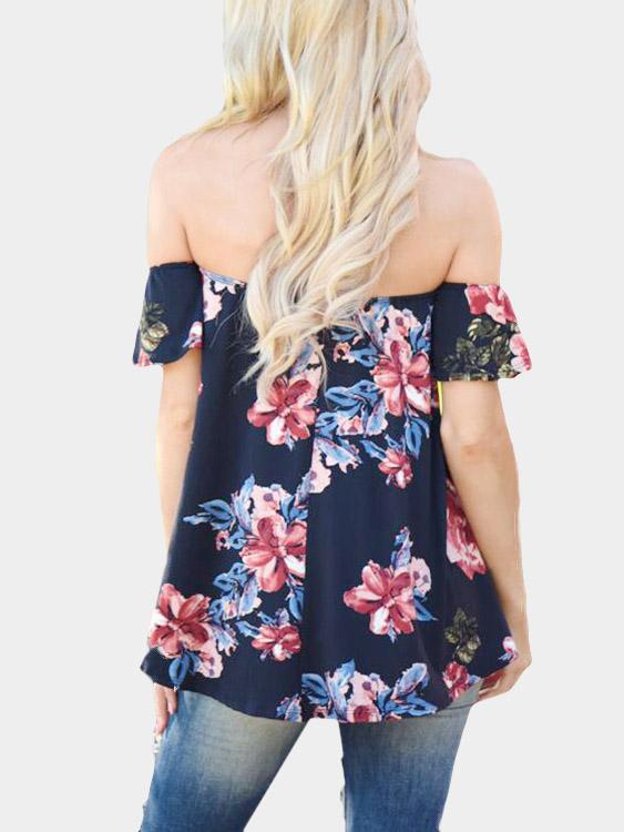 Womens Navy T-Shirts