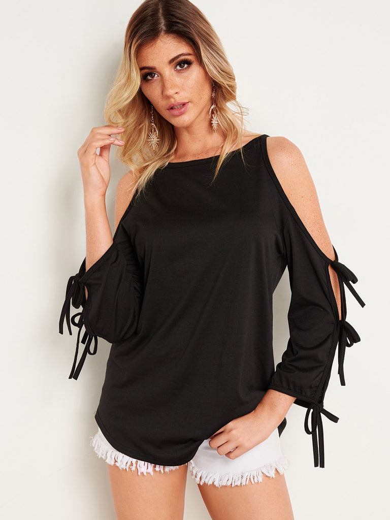 Ladies Black T-Shirts