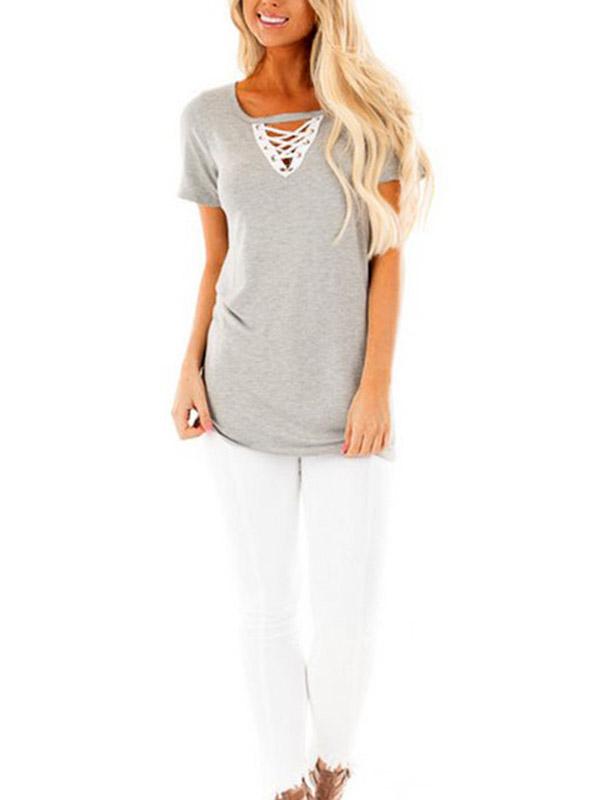 Womens Grey T-Shirts