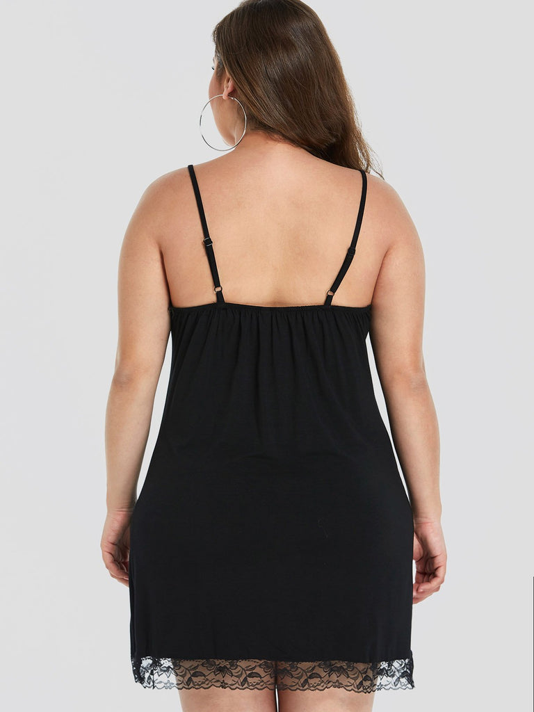 Womens Black Plus Size Intimates