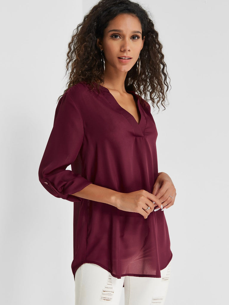 Ladies 3/4 Sleeve Blouses