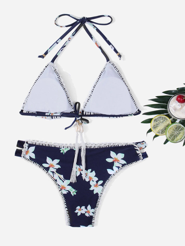 Womens Navy Bikinis