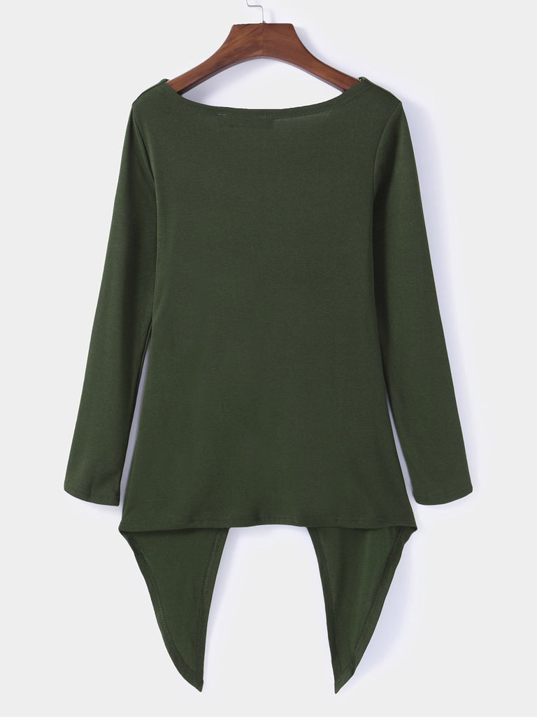 Womens Army Green T-Shirts