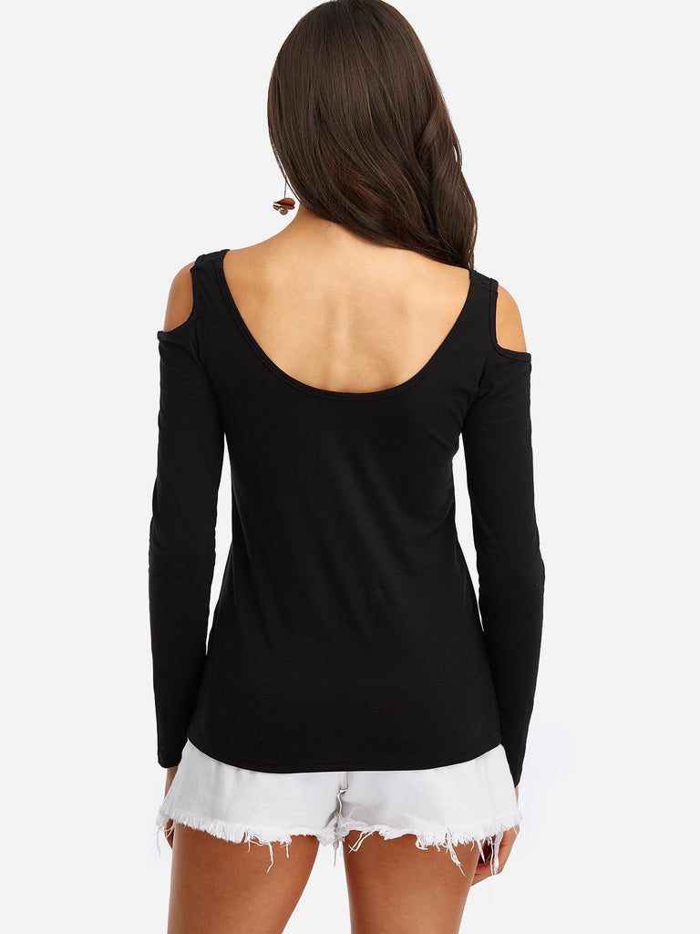 Womens Black T-Shirts